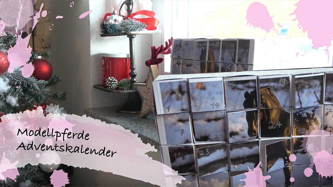 DIY how to build a modelhorse advent calender | Adventskalender Tutorial mit realistic pictures