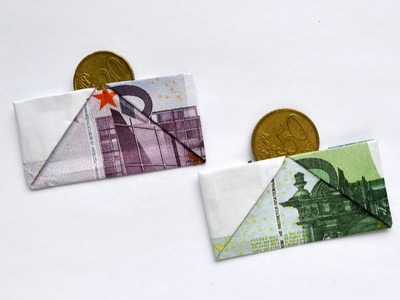 Euro Origami GELDBEUTEL Geldgeschenk GELD FALTEN | Geschenk für Kinder | Money WALLET | Tutorial