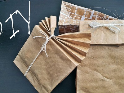 Papiertüte falten | Geschenktüte falten | Geschenke einpacken Ideen ● Anleitung ●