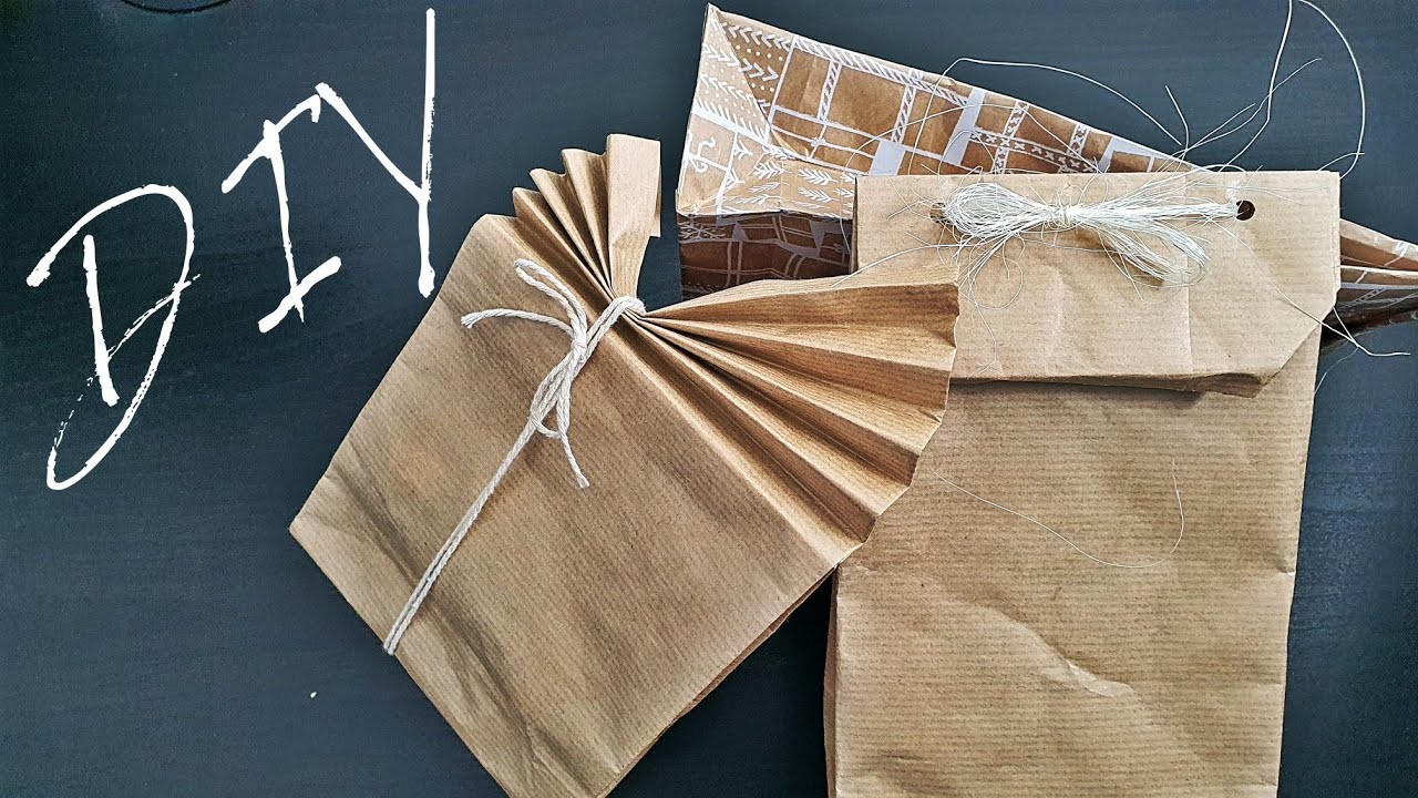 Papiertüte falten | Geschenktüte falten | Geschenke einpacken Ideen ● Anleitung ●