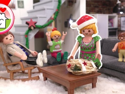 Playmobil Familie Hauser - Weihnachten im Wohnhaus - Winterdeko - Pimp my PLAYMOBIL