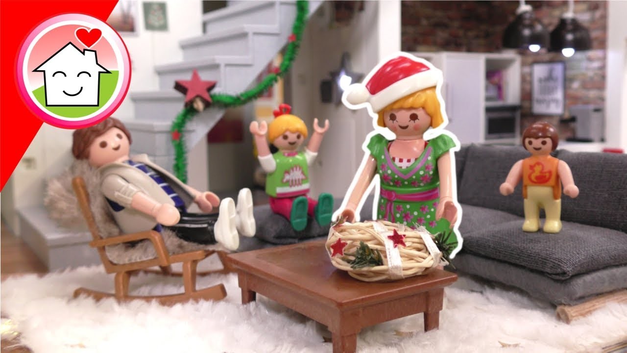 Playmobil Familie Hauser - Weihnachten im Wohnhaus - Winterdeko - Pimp my PLAYMOBIL