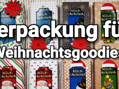 Verpackung für Minischokolade I Weihnachtsgoodie I Nikolausgoodie