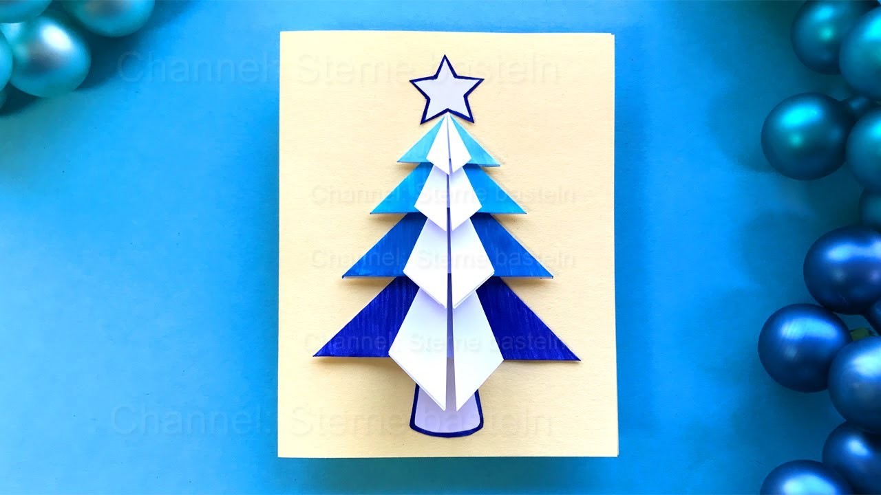 Weihnachtskarten basteln mit Papier - Weihnachtsgeschenke selber machen - Basteln Weihnachten  ????