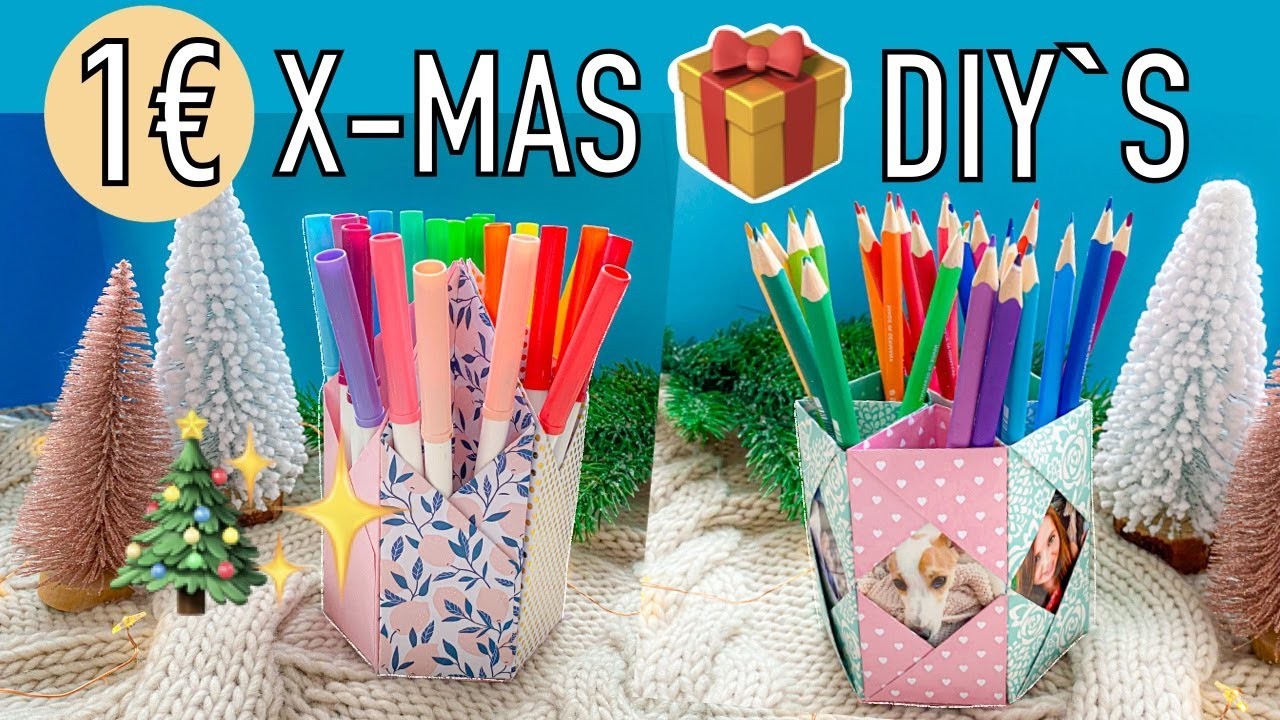 1€ DIY Weihnachtsgeschenke ???? | LAST MINUTE || Foxy Draws
