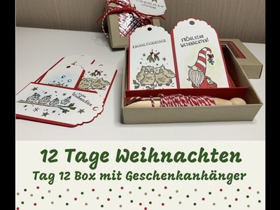 12 Tage Weihnachten, Tag 12 Box mit Anhängern und Garnrolle