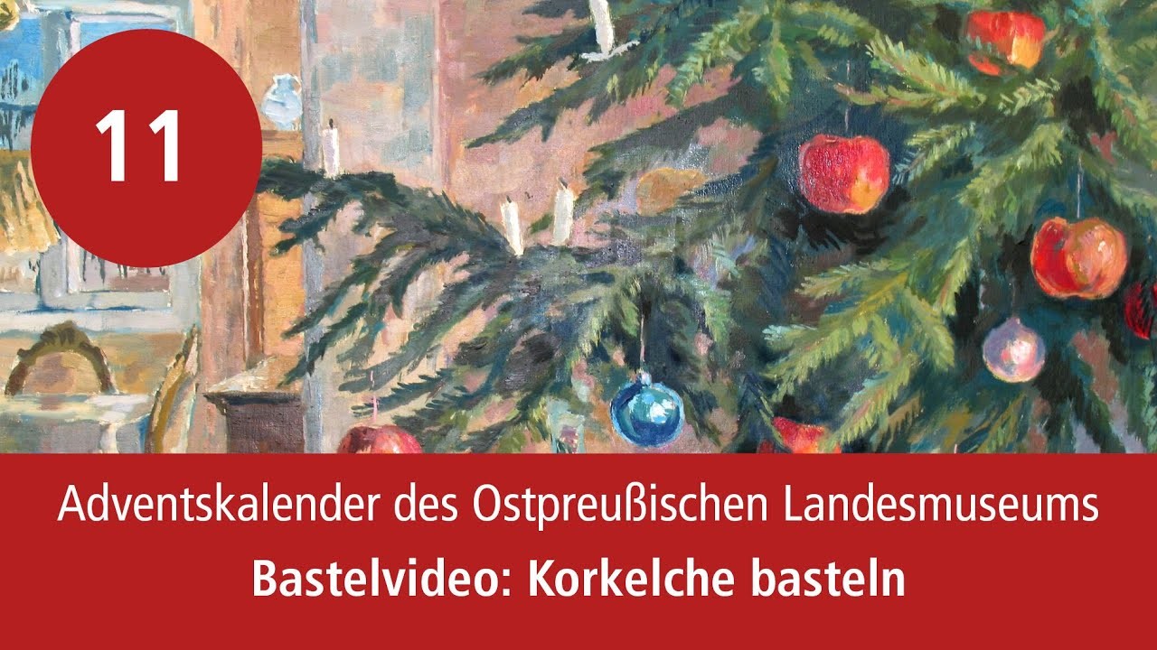 Adventskalender des Ostpreußischen Landesmuseum: Tür 11 - DIY: Elche aus Kork basteln