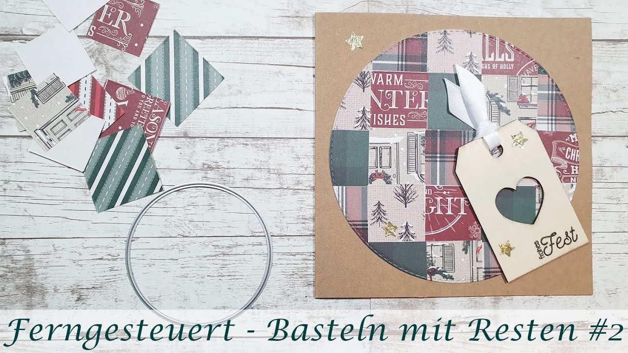Basteln mit Resten #2 │Ferngesteuert Karte basteln│einfach_anna