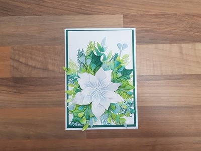 Blühende Weihnachts Karte