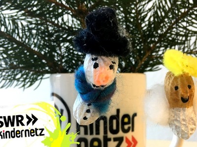 DIY-Tipp: Verkleidete Erdnüsse am Weihnachtsbaum | SWR Kindernetz