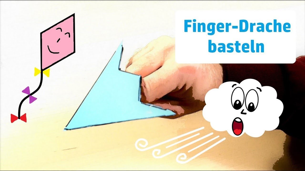 Finger-Drache selber basteln - DIY
