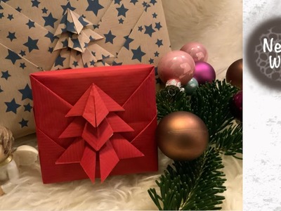 GESCHENKE EINPACKEN für Weihnachten --- gift wrapping ideas christmas, DIY Anleitung by Nele