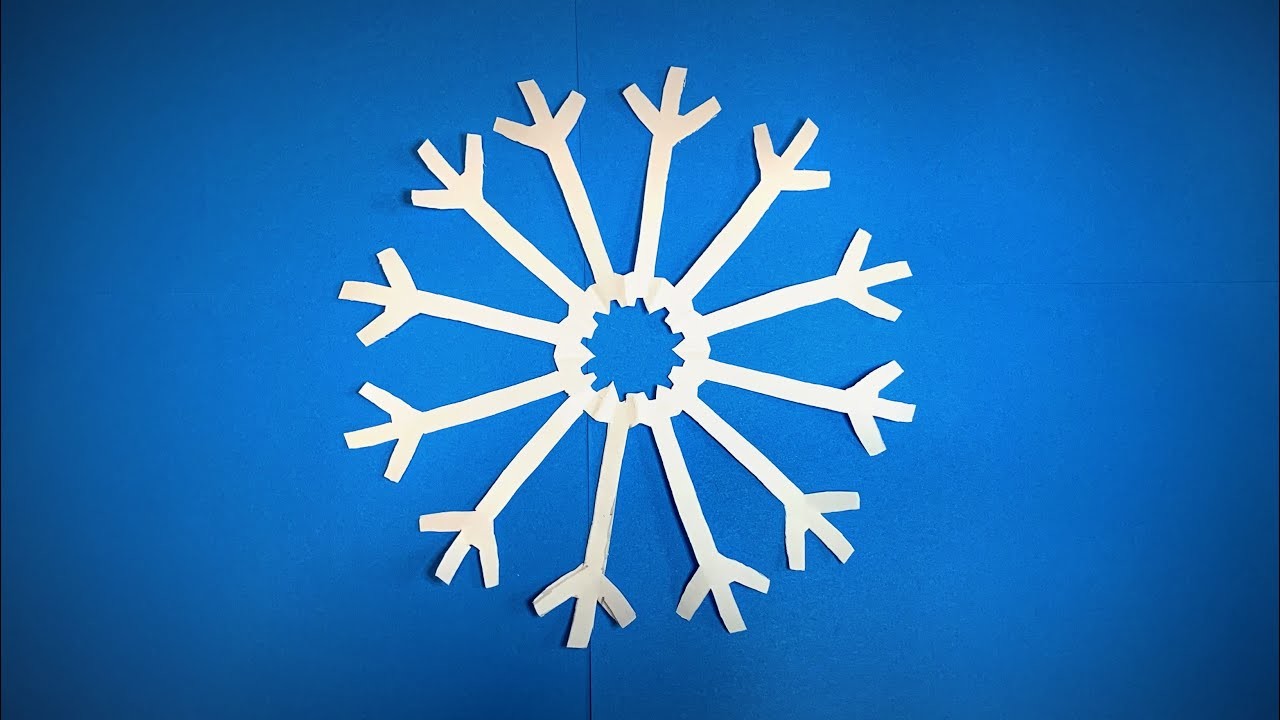 How to Make a Paper Snowflake Easy | Christmas Decoration Ideas #4