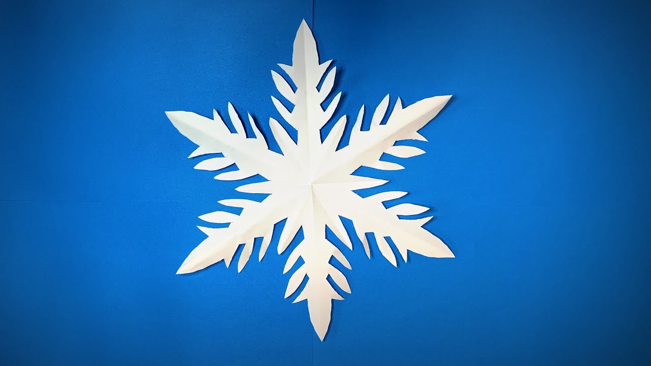 How to Make a Paper Snowflake Easy | Christmas Decoration Ideas # 5