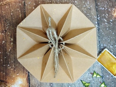 Sternenbox • weihnachtliche Geschenkverpackung • Weihnachtsgeschenk  DIY