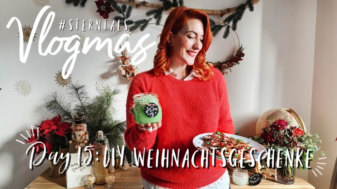 VLOGMAS Day 15: DIY Weihnachtsgeschenke: Body Scrub, Duftkerze, Likör & Co.  Sabrina Sterntal
