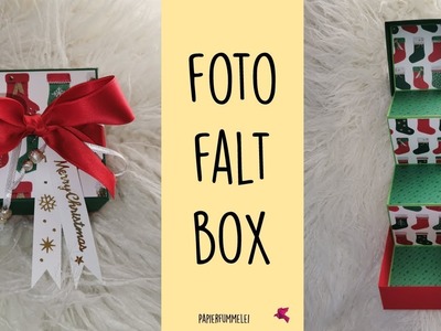 Weihnachtliche Foto-Falt-Box