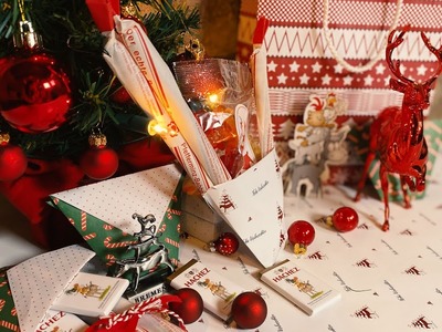 Weihnachtliche Geschenkverpackungen zum Selbermachen