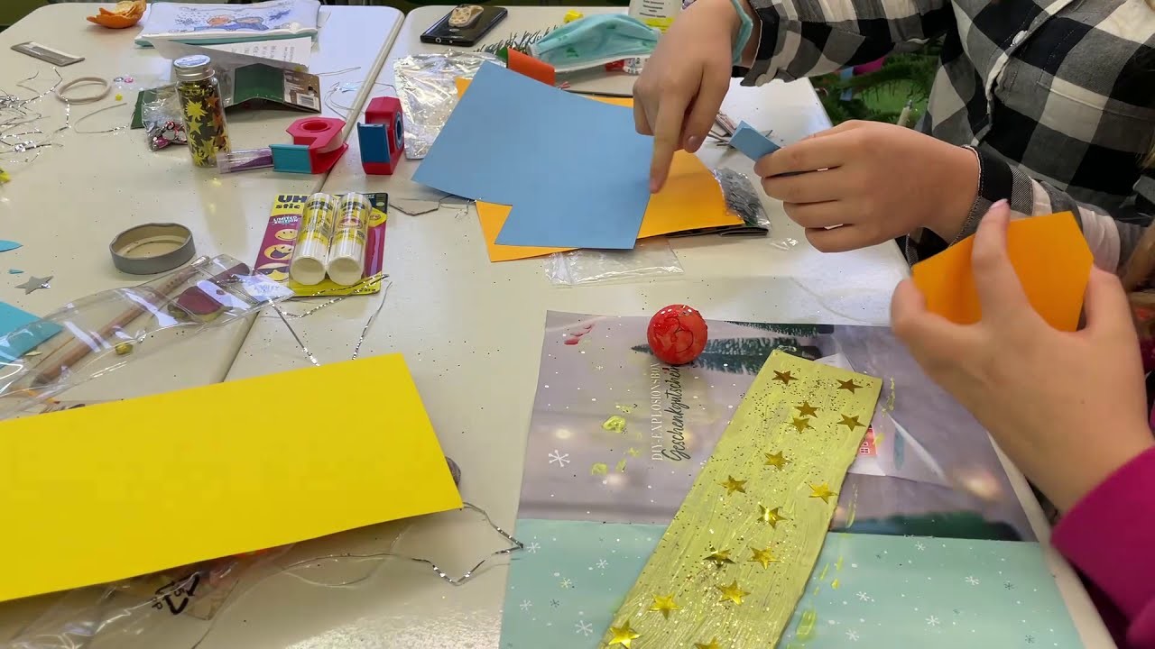 Weihnachtsbasteln (10.12. 11.12) an der Oberschule Taucha