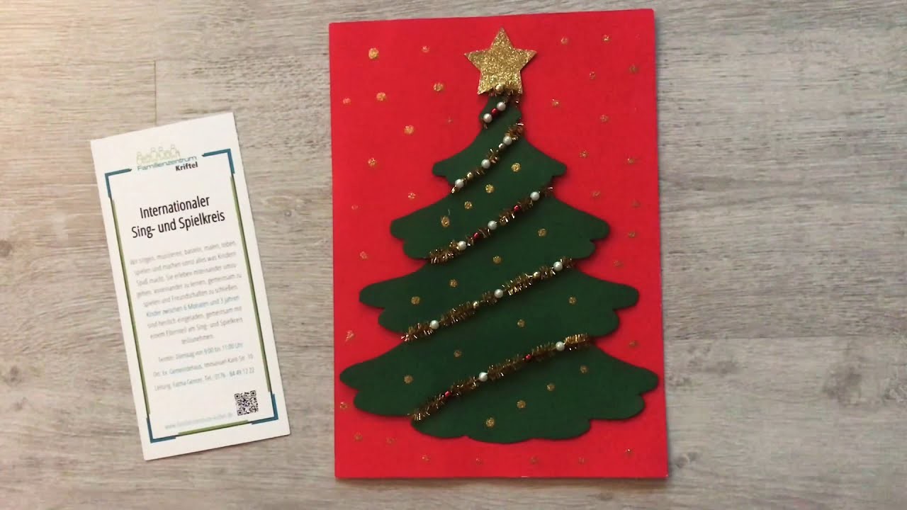 Weihnachtsbaum basteln