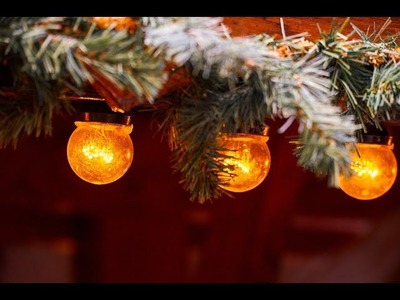 WeihnachtsbaumLichterkette selber basteln . DIY (Weltneuheit)
