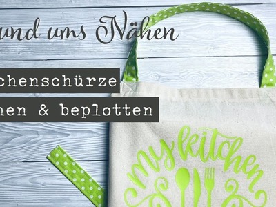 Weihnachtsgeschenkidee 14: Küchenschürze nähen und beplotten