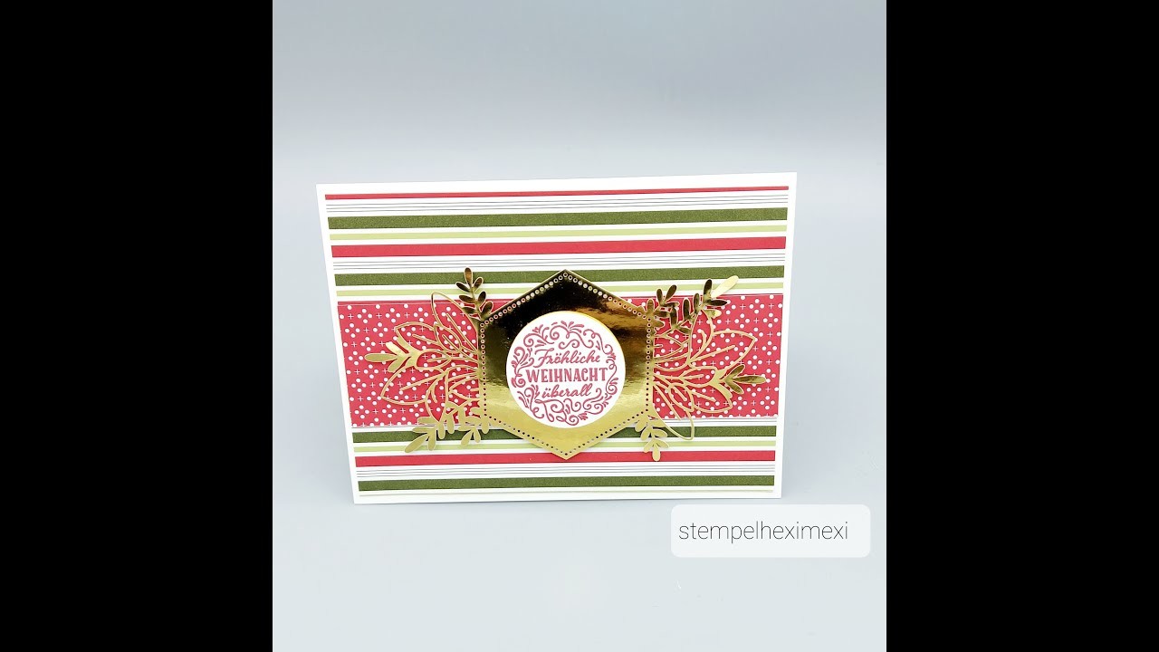 12 Karten Weihnachten Karte Nr. ! Weihnachtliche Grüße Stampin'Up!