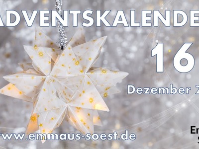 16. Dezember 2020 - Weihnachtskarte Basteln