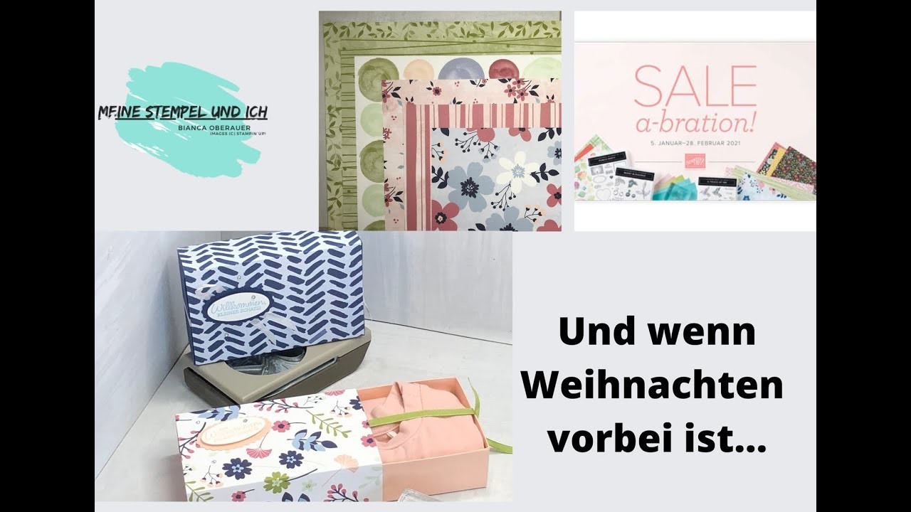 Babybody verpacken mit Designerpapier aus der Sale-a-Bration 2021