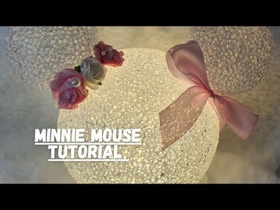 DIY Minnie Mouse  Lampe | Deko | Geschenk