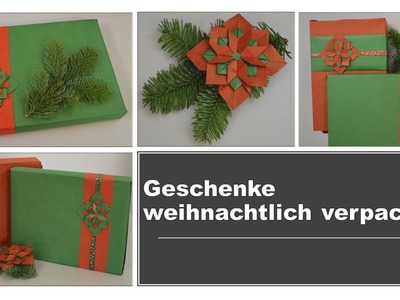 Geschenke weihnachtlich verpacken