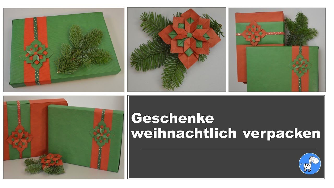 Geschenke weihnachtlich verpacken