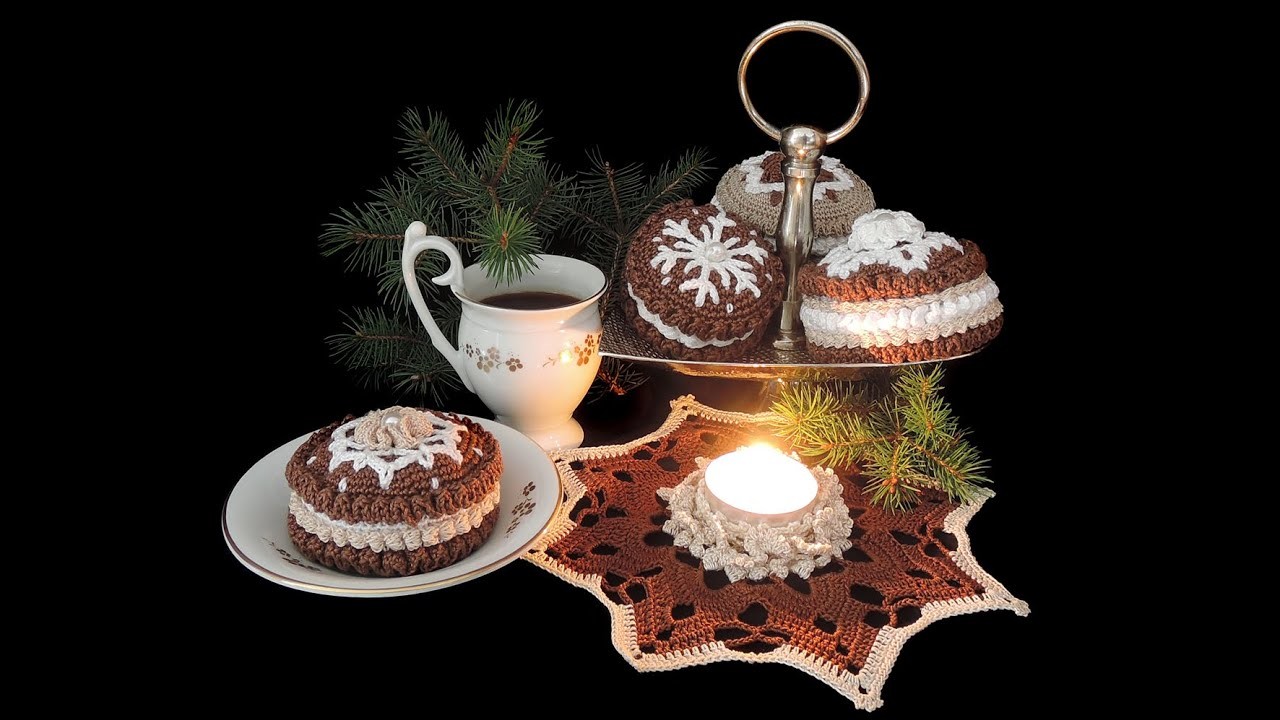 Kekse Weihnachtsgebäck HÄKELN Cookies CROCHET