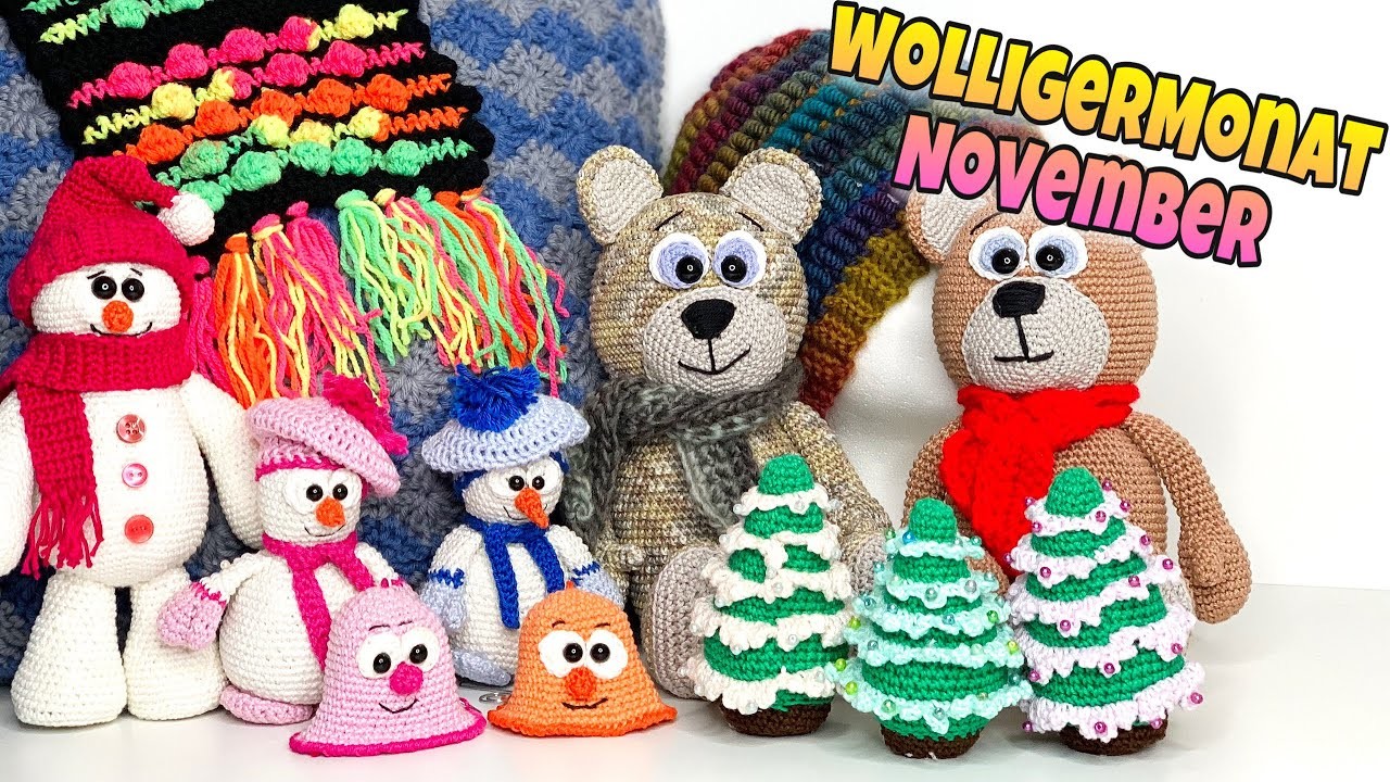 #KümaswolligerMonat ???? November |☃️ Schneemänner | ????Kuschelbären