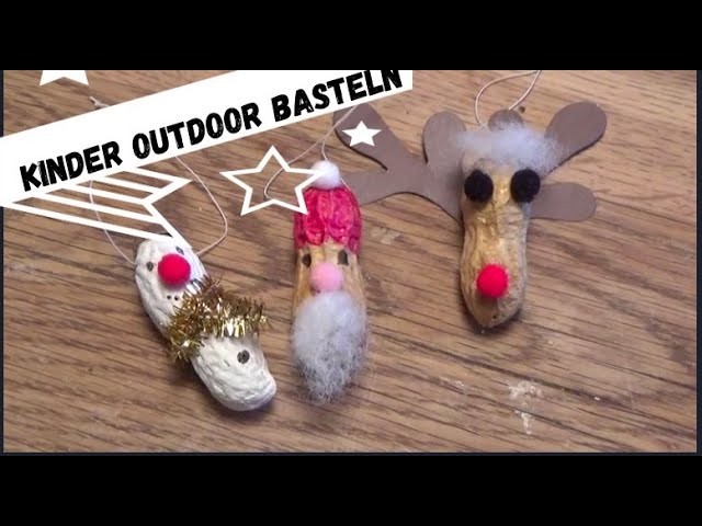 Outdoor Kinder basteln Weihnachtsbaum Anhänger