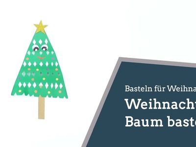 Papier-Weihnachtsbaum basteln