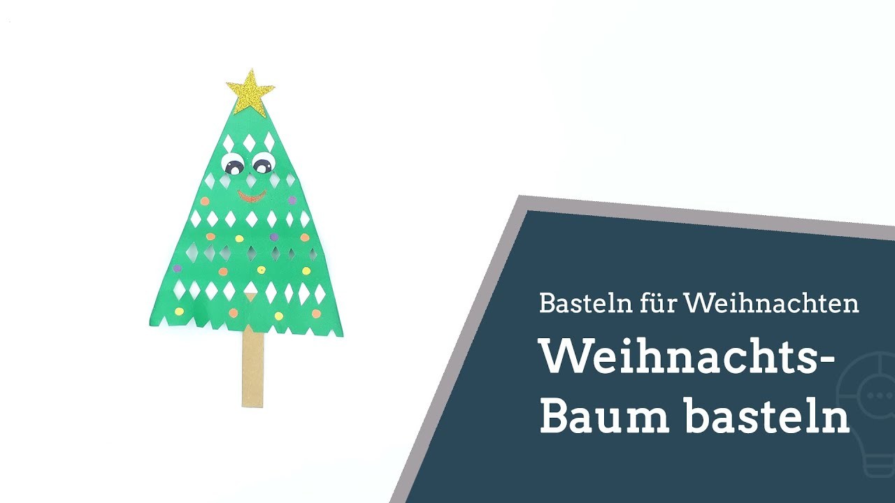 PapierWeihnachtsbaum basteln