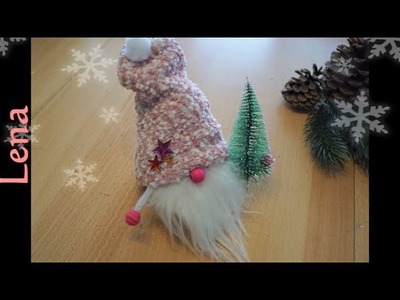 Socken Wichtel basteln mit Lena - DIY Christmas Gnome DIY - как сделать гнома
