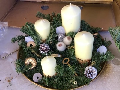 Weihnachtswerkstätte 2020: Tutorial Adventschale