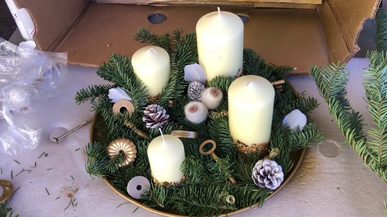 Weihnachtswerkstätte 2020: Tutorial Adventschale