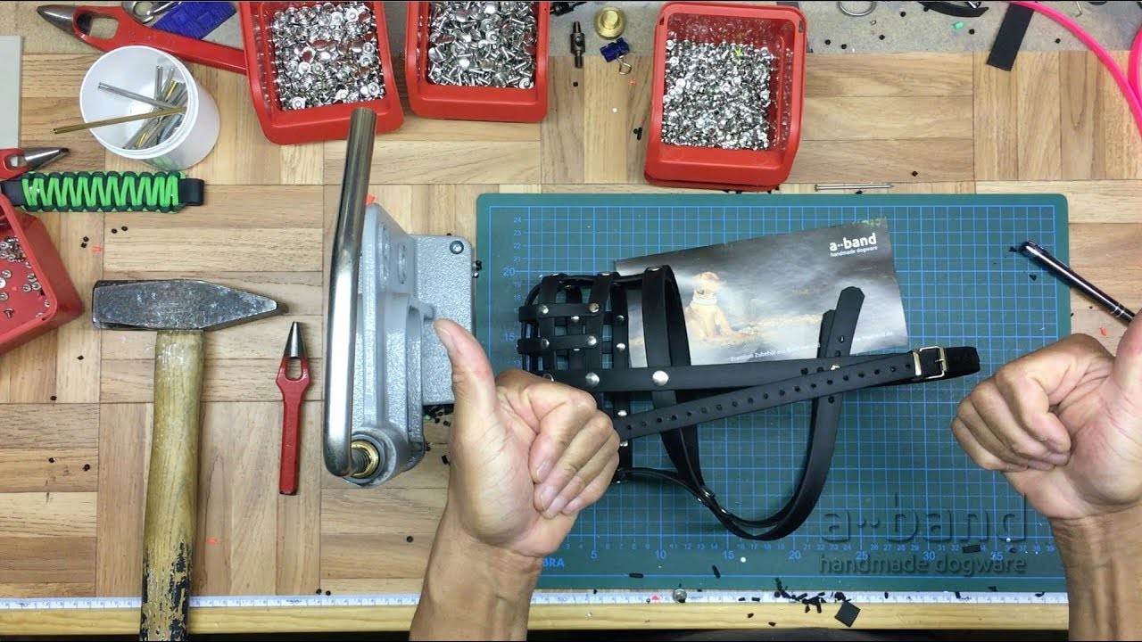 A-band dogware Biothane Maulkorb Produktion
