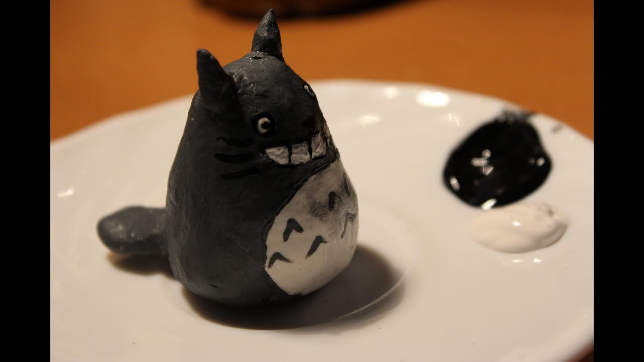 DIY: Mini Totoro [clay]