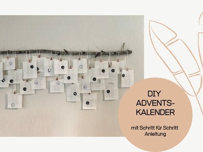 DIY Adventskalender⎪Adventskalender selbst basteln⎪Adventskalender Anleitung