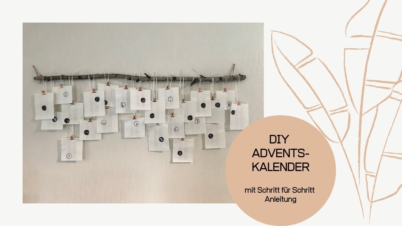 DIY Adventskalender⎪Adventskalender selbst basteln⎪Adventskalender Anleitung