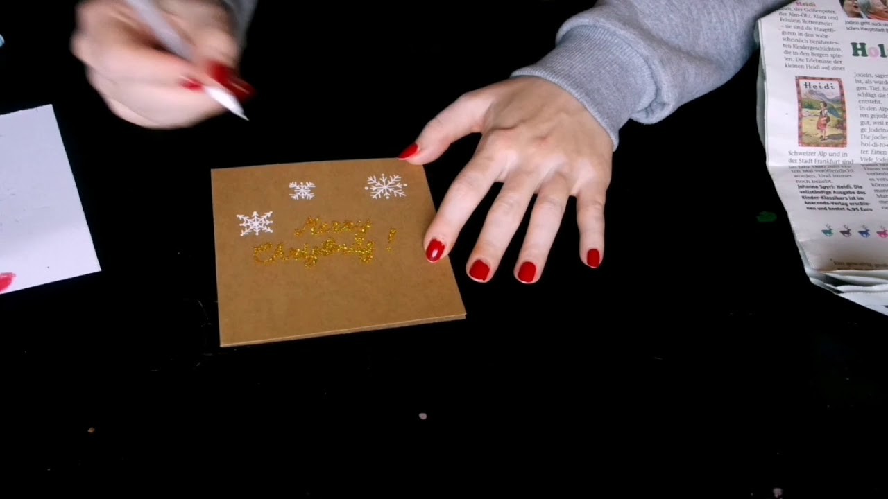 DIY Weihnachtskarte