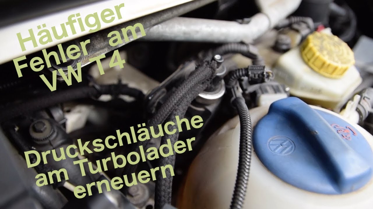 Druckschläuche am VW T4 erneuern * ACV Turbolader Leistungsverlust * Ladedruckregelung * DIY Camper