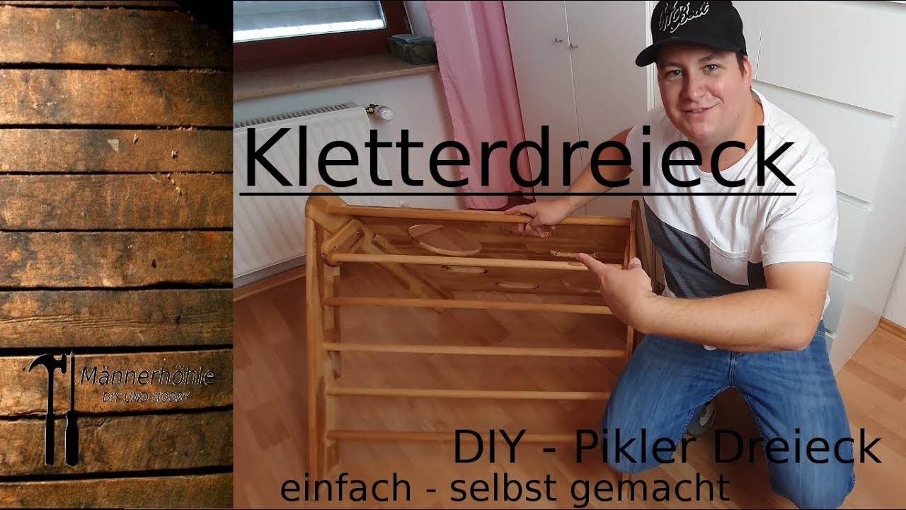 Kletterdreieck selber bauen - DIY Pikler Dreieck