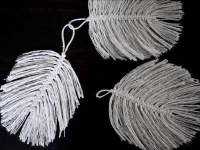 Makramee Federn diy