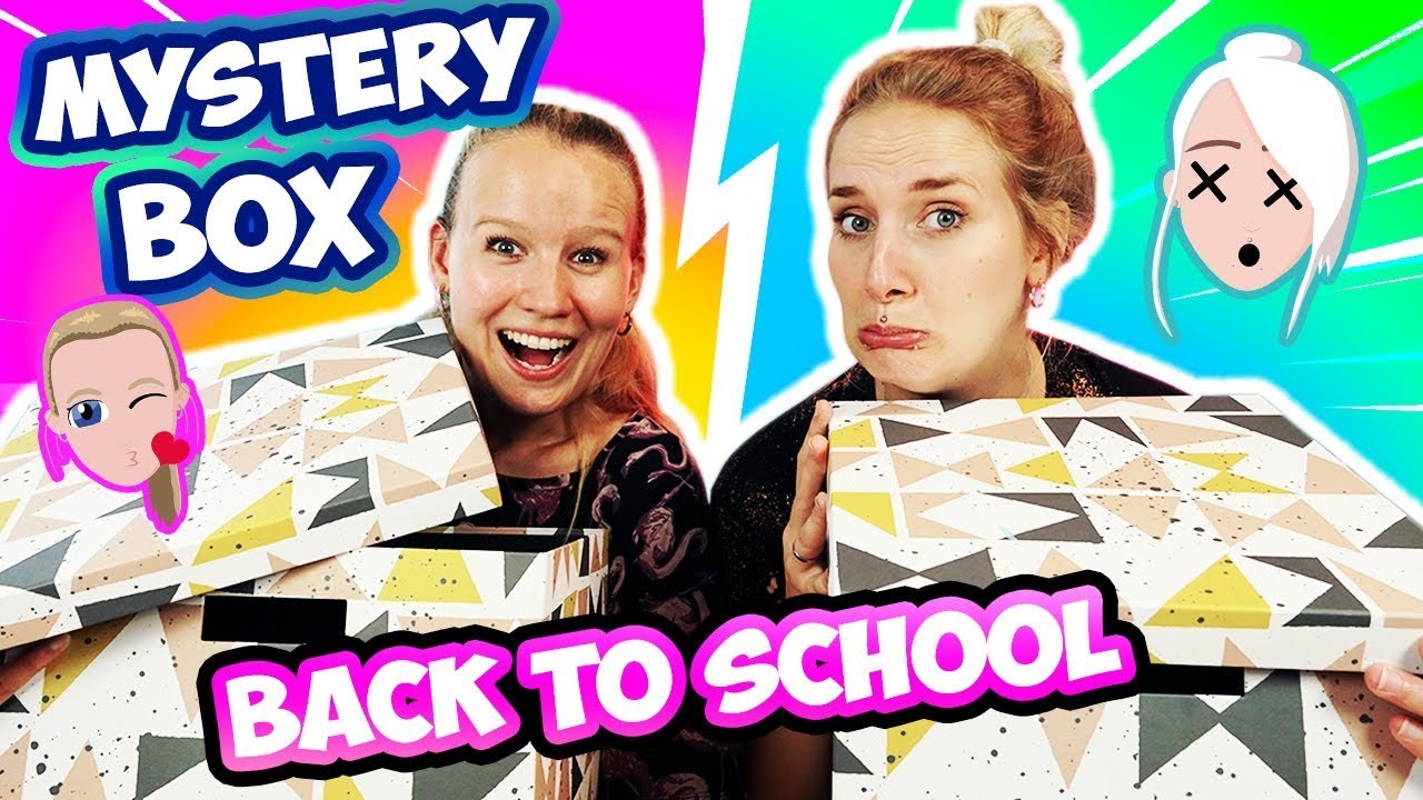 MYSTERY BOX Back to school Switch up Challenge mit Nina & Kathi | Wer hat die coolsten Schulsachen?
