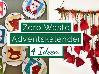 Nachhaltige Adventskalender selber machen I 4 kreative & einfache DIY Ideen